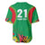 Custom Caribbean Cricket St Kitts and Nevis Baseball Jersey Two Islands One Fire Patriots Crown 2025 - Green - Wonder Print Shop