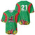 Custom Caribbean Cricket St Kitts and Nevis Baseball Jersey Two Islands One Fire Patriots Crown 2025 - Green - Wonder Print Shop