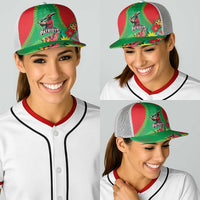 Caribbean Cricket St Kitts and Nevis Baseball Net Cap Two Islands One Fire Patriots Crown 2025 - Green - Wonder Print Shop