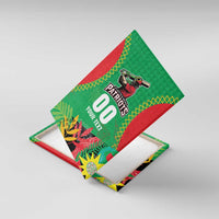 Custom Caribbean Cricket St Kitts and Nevis Canvas Wall Art Two Islands One Fire Patriots Crown 2025 - Green - Wonder Print Shop