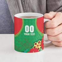 Custom Caribbean Cricket St Kitts and Nevis Ceramic Mug Two Islands One Fire Patriots Crown 2025 - Green - Wonder Print Shop