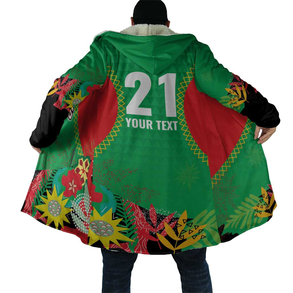 Custom Caribbean Cricket St Kitts and Nevis Cloak Two Islands One Fire Patriots Crown 2025 - Green - Wonder Print Shop