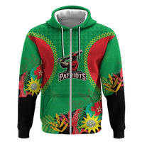 Custom Caribbean Cricket St Kitts and Nevis Hoodie Two Islands One Fire Patriots Crown 2025 - Green - Wonder Print Shop