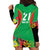 Custom Caribbean Cricket St Kitts and Nevis Hoodie Dress Two Islands One Fire Patriots Crown 2025 - Green - Wonder Print Shop