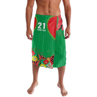 Custom Caribbean Cricket St Kitts and Nevis Lavalava Two Islands One Fire Patriots Crown 2025 - Green - Wonder Print Shop