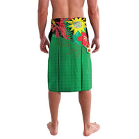Custom Caribbean Cricket St Kitts and Nevis Lavalava Two Islands One Fire Patriots Crown 2025 - Green - Wonder Print Shop