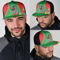 Caribbean Cricket St Kitts and Nevis Mesh Trucker Cap Two Islands One Fire Patriots Crown 2025 - Green - Wonder Print Shop