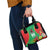 Custom Caribbean Cricket St Kitts and Nevis Shoulder Handbag Two Islands One Fire Patriots Crown 2025 - Green - Wonder Print Shop