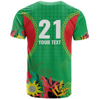 Custom Caribbean Cricket St Kitts and Nevis T Shirt Two Islands One Fire Patriots Crown 2025 - Green - Wonder Print Shop