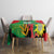 Custom Caribbean Cricket St Kitts and Nevis Tablecloth Two Islands One Fire Patriots Crown 2025 - Green - Wonder Print Shop