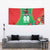Custom Caribbean Cricket St Kitts and Nevis Tapestry Two Islands One Fire Patriots Crown 2025 - Green - Wonder Print Shop