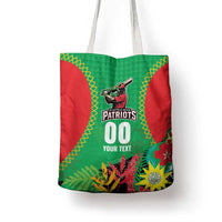 Custom Caribbean Cricket St Kitts and Nevis Tote Bag Two Islands One Fire Patriots Crown 2025 - Green - Wonder Print Shop