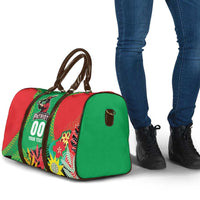 Custom Caribbean Cricket St Kitts and Nevis Travel Bag Two Islands One Fire Patriots Crown 2025 - Green - Wonder Print Shop