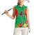 Custom Caribbean Cricket St Kitts and Nevis Women Sleeveless Polo Shirt Two Islands One Fire Patriots Crown 2025 - Green - Wonder Print Shop