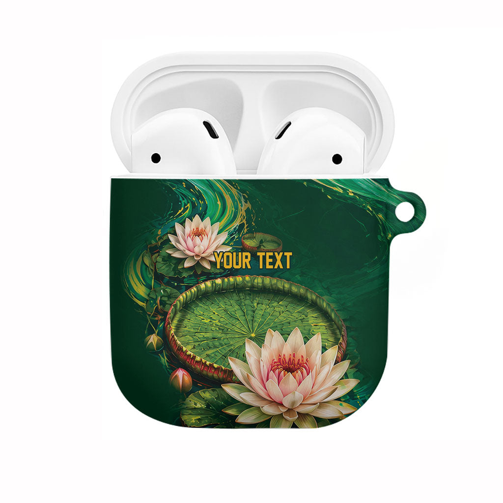 Custom Women’s Cricket Guyana Floral Series AirPods Case Victoria Amazonica Giant Water Lily