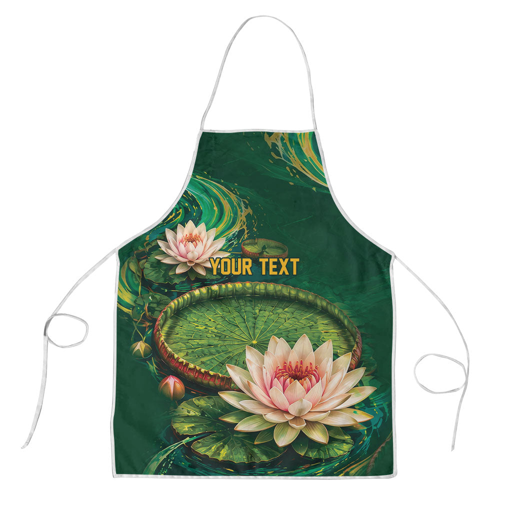 Custom Women’s Cricket Guyana Floral Series Apron Victoria Amazonica Giant Water Lily
