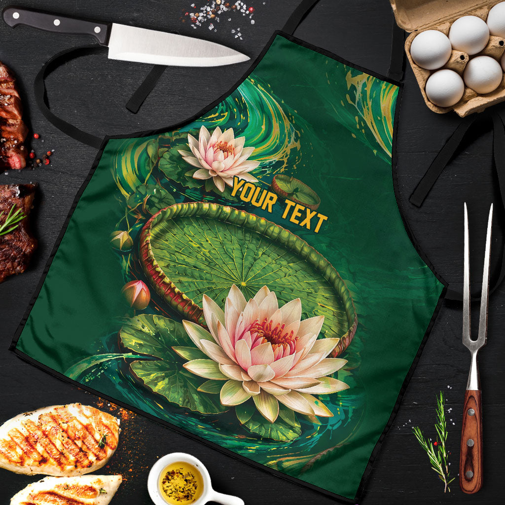 Custom Women’s Cricket Guyana Floral Series Apron Victoria Amazonica Giant Water Lily