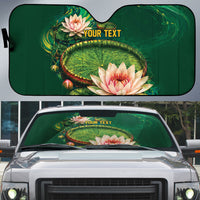 Custom Women’s Cricket Guyana Floral Series Auto Sun Shade Victoria Amazonica Giant Water Lily