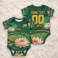 Custom Women’s Cricket Guyana Floral Series Baby Onesie Victoria Amazonica Giant Water Lily