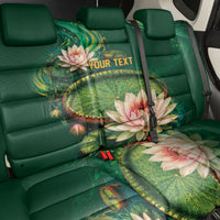 Custom Women’s Cricket Guyana Floral Series Back Car Seat Cover Victoria Amazonica Giant Water Lily