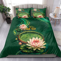 Custom Women’s Cricket Guyana Floral Series Bedding Set Victoria Amazonica Giant Water Lily