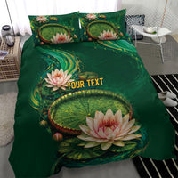 Custom Women’s Cricket Guyana Floral Series Bedding Set Victoria Amazonica Giant Water Lily
