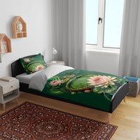 Custom Women’s Cricket Guyana Floral Series Bedding Set Victoria Amazonica Giant Water Lily