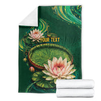 Custom Women’s Cricket Guyana Floral Series Blanket Victoria Amazonica Giant Water Lily