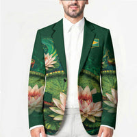 Custom Women’s Cricket Guyana Floral Series Blazer Victoria Amazonica Giant Water Lily