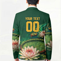 Custom Women’s Cricket Guyana Floral Series Blazer Victoria Amazonica Giant Water Lily