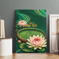 Custom Women’s Cricket Guyana Floral Series Canvas Wall Art Victoria Amazonica Giant Water Lily