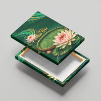 Custom Women’s Cricket Guyana Floral Series Canvas Wall Art Victoria Amazonica Giant Water Lily