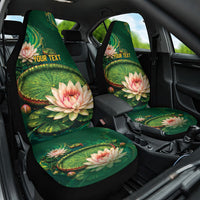 Custom Women’s Cricket Guyana Floral Series Car Seat Cover Victoria Amazonica Giant Water Lily