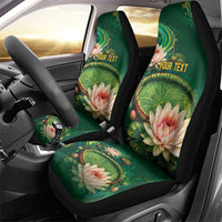 Custom Women’s Cricket Guyana Floral Series Car Seat Cover Victoria Amazonica Giant Water Lily