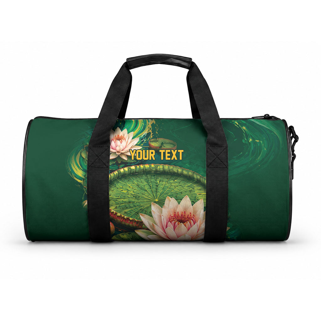 Custom Women’s Cricket Guyana Floral Series Duffle Bag Victoria Amazonica Giant Water Lily