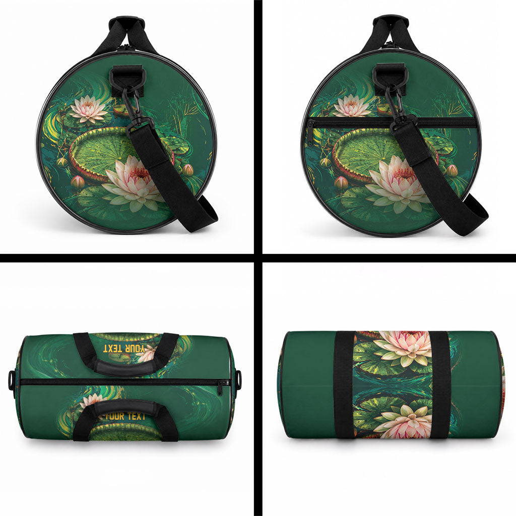 Custom Women’s Cricket Guyana Floral Series Duffle Bag Victoria Amazonica Giant Water Lily