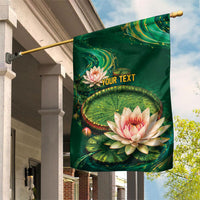 Custom Women’s Cricket Guyana Floral Series Garden Flag Victoria Amazonica Giant Water Lily
