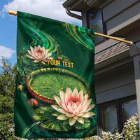 Custom Women’s Cricket Guyana Floral Series Garden Flag Victoria Amazonica Giant Water Lily