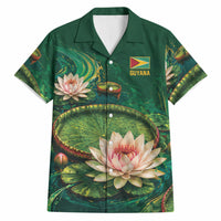 Custom Women’s Cricket Guyana Floral Series Hawaiian Shirt Victoria Amazonica Giant Water Lily