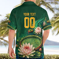 Custom Women’s Cricket Guyana Floral Series Hawaiian Shirt Victoria Amazonica Giant Water Lily