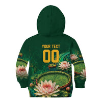 Custom Women’s Cricket Guyana Floral Series Kid Hoodie Victoria Amazonica Giant Water Lily