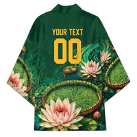 Custom Women’s Cricket Guyana Floral Series Kimono Victoria Amazonica Giant Water Lily