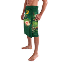 Custom Women’s Cricket Guyana Floral Series Lavalava Victoria Amazonica Giant Water Lily