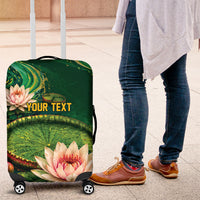 Custom Women’s Cricket Guyana Floral Series Luggage Cover Victoria Amazonica Giant Water Lily