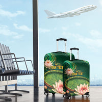 Custom Women’s Cricket Guyana Floral Series Luggage Cover Victoria Amazonica Giant Water Lily