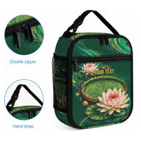 Custom Women’s Cricket Guyana Floral Series Lunch Bag Victoria Amazonica Giant Water Lily