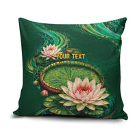 Custom Women’s Cricket Guyana Floral Series Pillow Cover Victoria Amazonica Giant Water Lily
