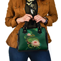 Custom Women’s Cricket Guyana Floral Series Shoulder Handbag Victoria Amazonica Giant Water Lily