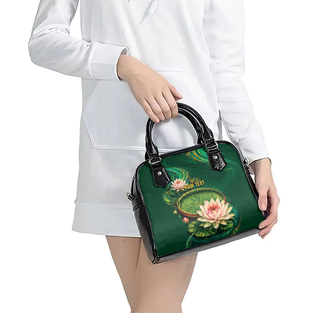 Custom Women’s Cricket Guyana Floral Series Shoulder Handbag Victoria Amazonica Giant Water Lily