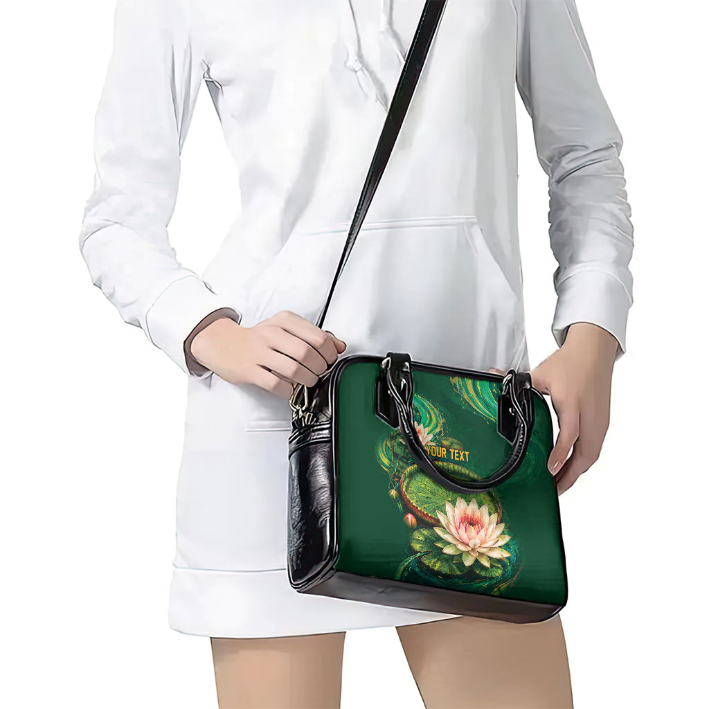 Custom Women’s Cricket Guyana Floral Series Shoulder Handbag Victoria Amazonica Giant Water Lily